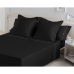 Set beddengoed Alexandra House Living Zwart Bed van 105 3 Onderdelen