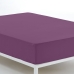 Drap housse Alexandra House Living Violet Aubergine 180 x 200 cm