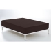 Fitted bottom sheet Alexandra House Living Brown Chocolate 105 x 200 cm