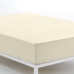 Fitted bottom sheet Alexandra House Living Cream 105 x 190/200 cm