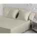 Jeu de draps Alexandra House Living Beige Gran lit 2 persones 3 Pièces