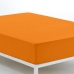 Drap housse Alexandra House Living Orange 160 x 200 cm