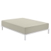 Fitted bottom sheet Alexandra House Living Beige 105 x 190/200 cm