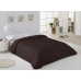 Housse de Couette Alexandra House Living Marron Chocolat 260 x 240 cm