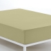 Fitted bottom sheet Alexandra House Living Beige Camel 90 x 200 cm