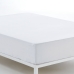 Fitted bottom sheet Alexandra House Living White 135 x 210 cm