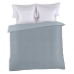 Copripiumino Alexandra House Living Grigio 220 x 220 cm Reversibile Bicolore