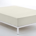 Fitted bottom sheet Alexandra House Living Cream 105 x 200 cm