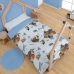 Комплект покривка за завивка Alexandra House Living Animals Многоцветен 105 легло 2 Части