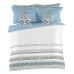 Housse de Couette Alexandra House Living Vinia Bleu 140 x 200 cm