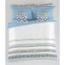 Housse de Couette Alexandra House Living Vinia Bleu 140 x 200 cm