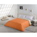 Capa nórdica Alexandra House Living Laranja 220 x 220 cm Reversível Duas cores