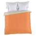 Funda Nórdica Alexandra House Living Naranja 180 x 220 cm Reversible Bicolor