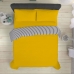 Nordic cover Alexandra House Living Mustard 150 x 220 cm