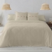 Set di copripiumino Alexandra House Living Banús Beige Matrimoniale 3 Pezzi