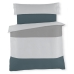 Duvet cover set Alexandra House Living White Grey Single 2 Pieces