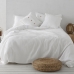 Σετ κάλυμμα παπλώματος Alexandra House Living Banús Λευκό Kρεβάτι 150 εκ 3 Τεμάχια