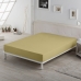 Fitted bottom sheet Alexandra House Living Light brown 180 x 190/200 cm