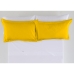 Cushion cover Alexandra House Living Mustard 55 x 55 + 5 cm