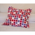 Housse de coussin Alexandra House Living Rouge 55 x 55 cm 55 x 55 + 5 cm Carreaux