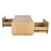 Mesa de Centro Home ESPRIT madera de roble Madera MDF 120 x 60 x 35 cm