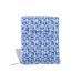 Cojín DKD Home Decor Azul Blanco Rectangular Geométrico 190 x 60 x 5 cm (190 x 60 x 5 cm)