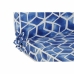 Cojín DKD Home Decor Azul Blanco Rectangular Geométrico 190 x 60 x 5 cm (190 x 60 x 5 cm)