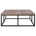 Mesa de Centro Home ESPRIT Madeira Metal 120 x 120 x 45 cm