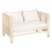 2-Seater Sofa AKAR 131 x 80 x 77,5 cm Natural Teak