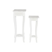 Set od dvije stolice Home ESPRIT Bijela Drvo MDF 30 x 30 x 76,5 cm