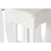 súprava 2 stolov Home ESPRIT Biela Drevo MDF 30 x 30 x 76,5 cm