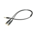 Cablu Audio Jack (3,5 mm) Divizor GEMBIRD CCA-417M 20 cm