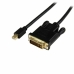 Adaptador DisplayPort para adaptador DVI Startech MDP2DVIMM3BS         Preto