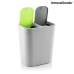 Coș dublu de reciclare Bincle InnovaGoods V0103335 Ecologic (Recondiționate B)