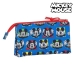 Portaoggetti Triplo Mickey Mouse Me time Rosso Azzurro 22 x 12 x 3 cm