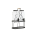 Točionik Pića Home ESPRIT Crna Metal Kristal 3,5 L 34 x 18 x 46 cm