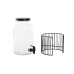 Drankdispenser Home ESPRIT Zwart Metaal Kristal 5,5 L 21 x 21 x 37 cm