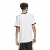 Kortærmet T-shirt til Mænd Adidas 3 Stripes Hvid
