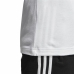 Kortærmet T-shirt til Mænd Adidas 3 Stripes Hvid