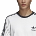 Miesten T-paita Adidas 3 Stripes Valkoinen