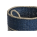 Набор корзин Home ESPRIT Синий Натуральный Джут Морская трава Средиземноморье 43 x 43 x 54 cm (3 Предметы)