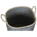 Set de basket Home ESPRIT Bleu Naturel Jute Herbier marin méditerranéen 43 x 43 x 54 cm (3 Pièces)