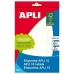 Etiketter Apli Vit 10 Blad 22 x 32 mm (10 antal)