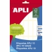 Etiketter Apli Hvit Papir 10 Ark 13 x 50 mm (10 enheter)