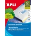 Selvklebende etiketter Apli 1299 100 Ark 105 x 29 mm Hvit