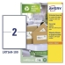 Етикети за принтер Avery LR7168 Бял 100 Листи 199,6 x 143,5 mm (5 броя)