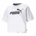 Dames-T-Shirt met Korte Mouwen Puma Wit L