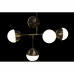 Loftslampe DKD Home Decor Metal Krystal Gylden (74 x 52 x 168 cm)