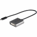 Adapter USB C naar DVI Startech CDP2DVIEC Zwart Zilverkleurig Zwart/Zilverkleurig