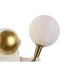 Muurlamp Home ESPRIT Wit Gouden Metaal Hars Modern Ruimtevaarder 26 x 21,6 x 33 cm